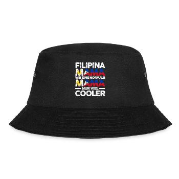 Filipina Philippinenische Mama Philippinen Mutter - Bucket Hat - Schwarz - Vorne - Lela (165cm)
