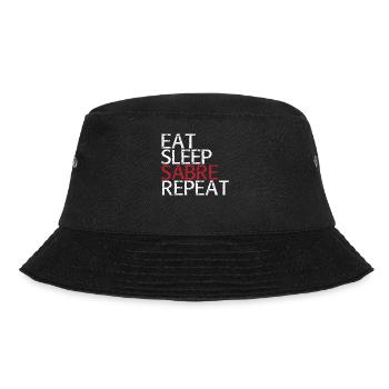 Säbel-Zyklus - Bucket Hat - Schwarz - Vorne - Lela (165cm)
