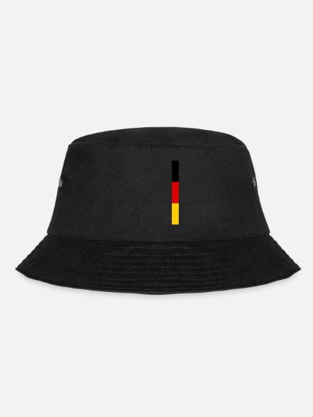 Deutschland Flagge Germany Deutsche Fahne Deutsch - Bucket Hat - Schwarz