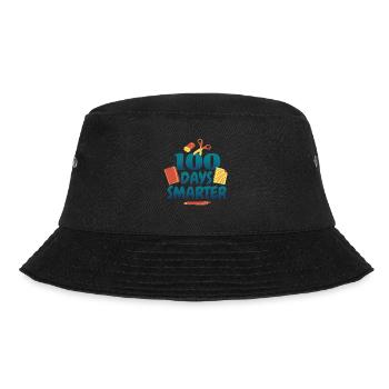100 Tage schlauer Schule 100 Tage schlauer Schule - Bucket Hat - Schwarz - Vorne - Lela (165cm)
