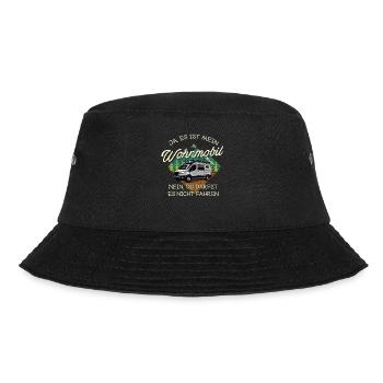 Ja das ist mein Wohnmobil - Bucket Hat - Schwarz - Vorne - Lela (165cm)