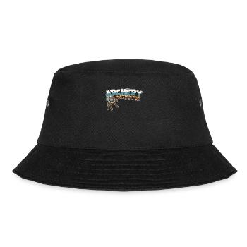 Bogenschütze Bogensport Pfeil Bogen Bogenschießen - Bucket Hat - Schwarz - Vorne - Lela (165cm)