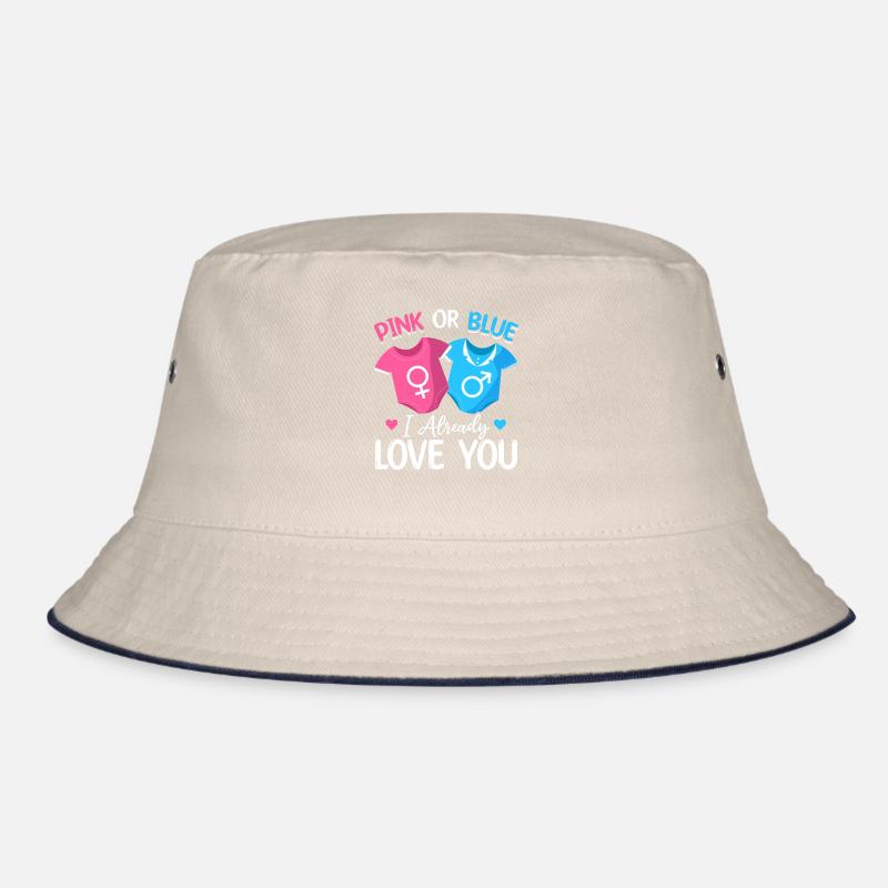 Rosa oder Blau Ich liebe dich schon - Baby Bucket Hat