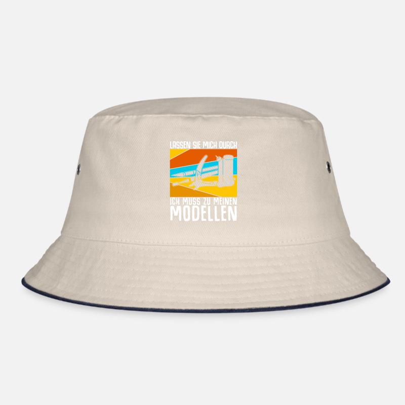 Modellbau Retro Modellbauer Bucket Hat