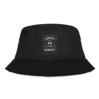 Whisky 46. Geburtstag 46 Jahre Sprüche bin wie - Bucket Hat - Schwarz - Vorne - Lela (165cm)