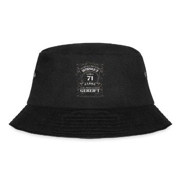 Whisky 71. Geburtstag 71 Jahre Sprüche bin wie - Bucket Hat - Schwarz - Vorne - Lela (165cm)