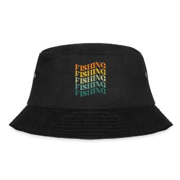 Mehr Angeln - Bucket Hat - Schwarz - Vorne - Lela (165cm)