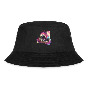 Das coole Kind tauchte wieder in der Schule auf - Bucket Hat - Schwarz - Vorne - Lela (165cm)