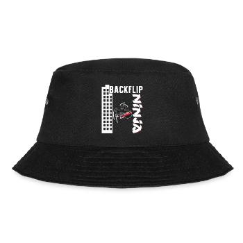 Parkour Freerunning Traceur - Bucket Hat - Schwarz - Vorne - Lela (165cm)