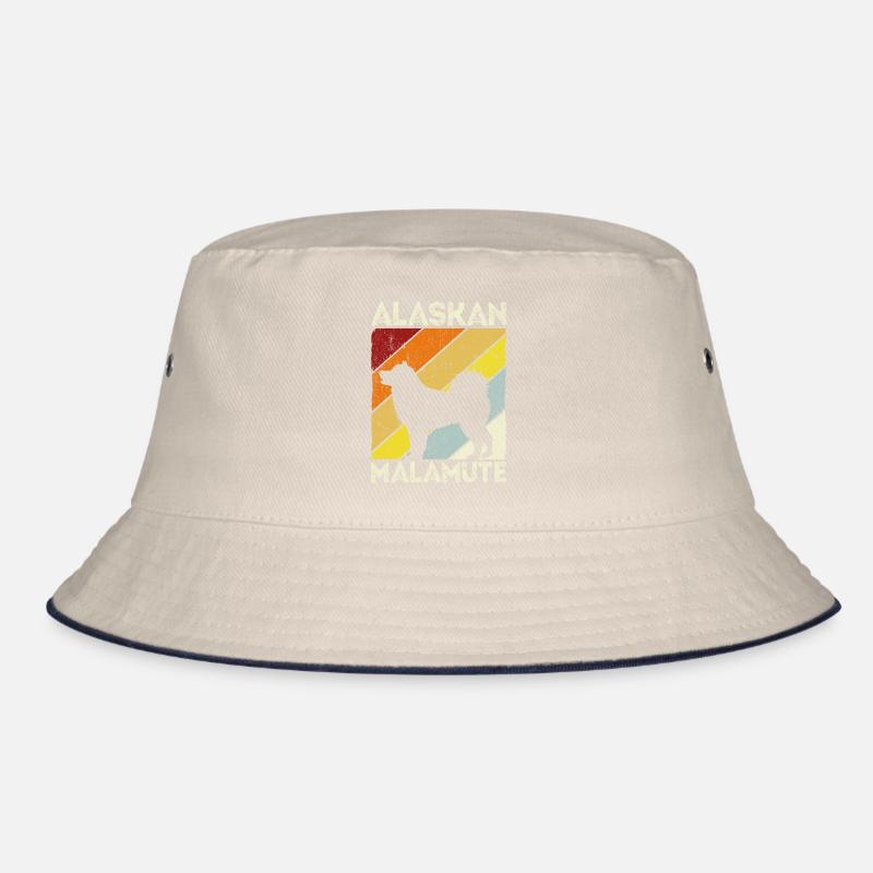 Alaskan Malamute Vintage Bucket Hat