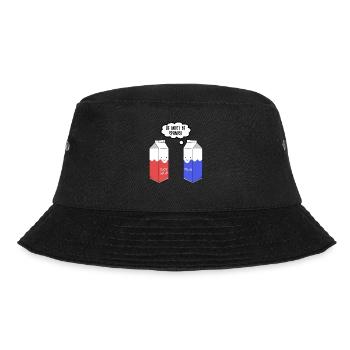 Vegan Vegetarian Soy Milk Soy Spanish I Gift - Bucket Hat - black - Front - Lela (165cm)