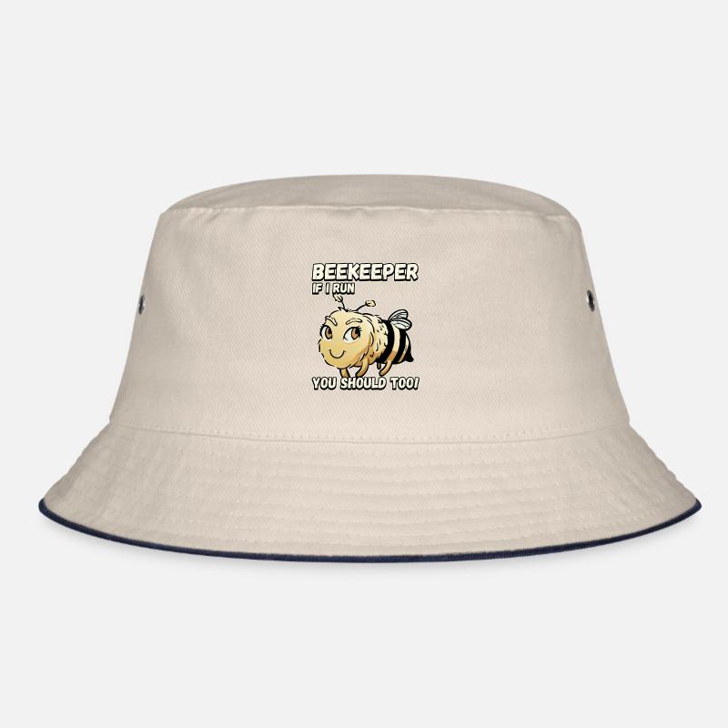 Imker - wenn ich renne solltest du es auch Lustig Bucket Hat