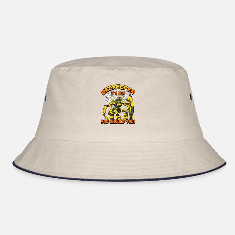 Imker - wenn ich renne solltest du es auch Lustig Bucket Hat