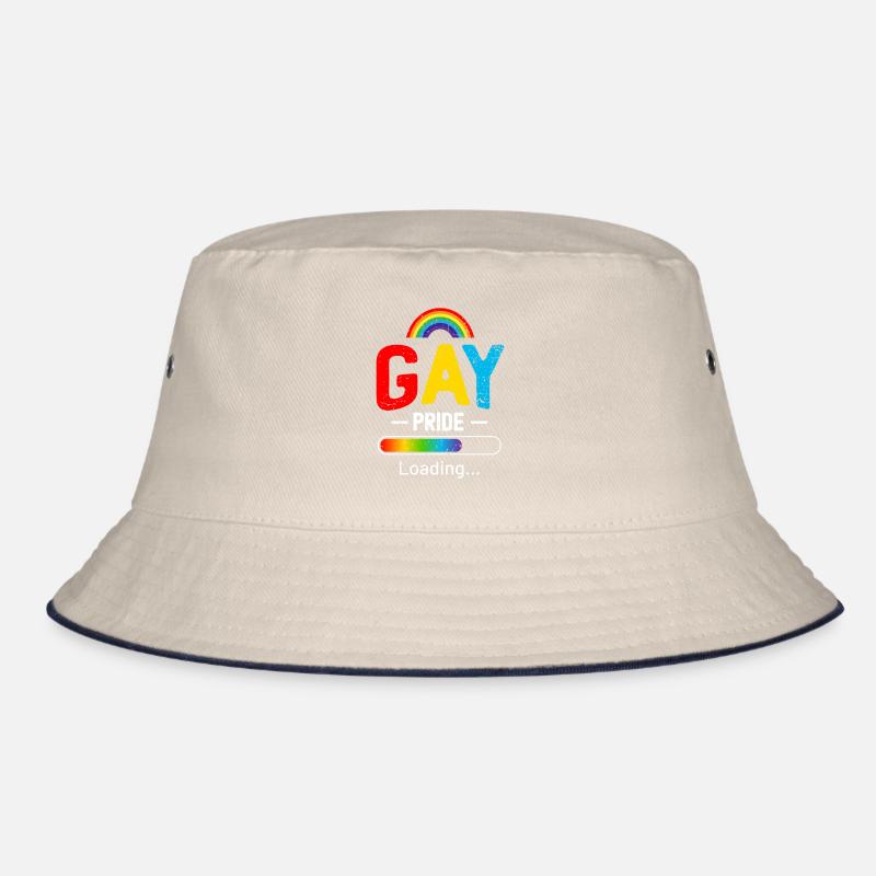 Gay Pride Loading Bucket Hat