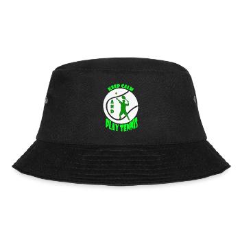 Tennis Racket Tennis Ball Tennis Player - Bucket Hat - black - Front - Lela (165cm)