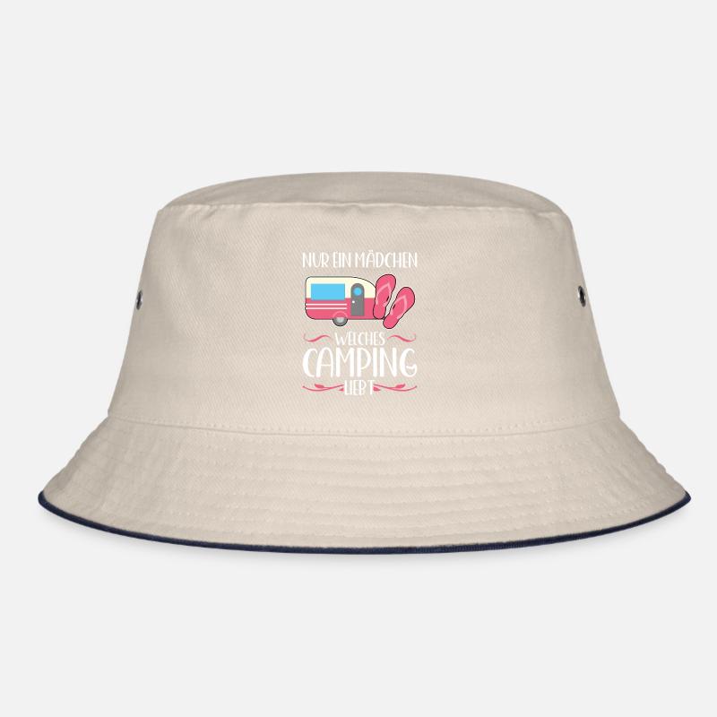 Campen camper Wanderung Geschenk Bucket Hat
