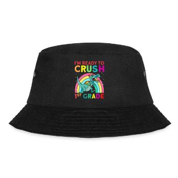 I'm Ready To Crush 1st Grade - Bucket Hat - black - Front - Lela (165cm)