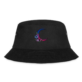 Bisexual Moon LGBT Bisexual Pride - Bucket Hat - black - Front - Lela (165cm)