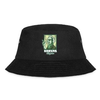 Hakuna Marijuana Funny Weed Smoking Pothead THC - Bucket Hat - Schwarz - Vorne - Lela (165cm)