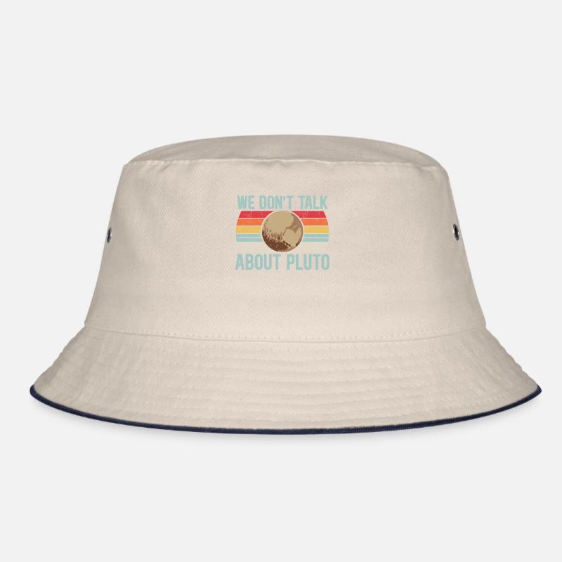 Space Planet Astronomy - We Don't Talk About Pluto Bucket Hat