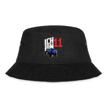 Monstertruck 11. Geburtstag Jungs Geschenk - Bucket Hat - Schwarz - Vorne - Lela (165cm)