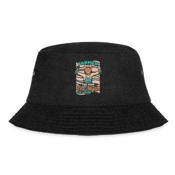 Farmer Dad The Man The Myth The Legend - Bucket Hat - black - Front - Lela (165cm)