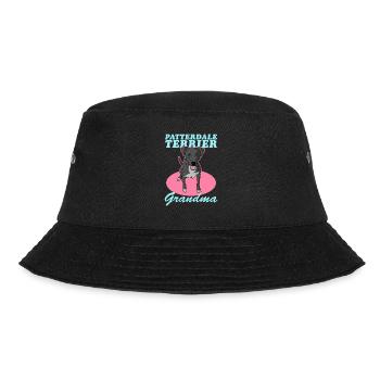 Patterdale Terrier Grandma Dog Owner Gift - Bucket Hat - black - Front - Lela (165cm)