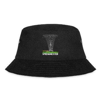 Sprengmeister Garten Schrebergärtner Hobbygärtner - Bucket Hat - Schwarz - Vorne - Lela (165cm)