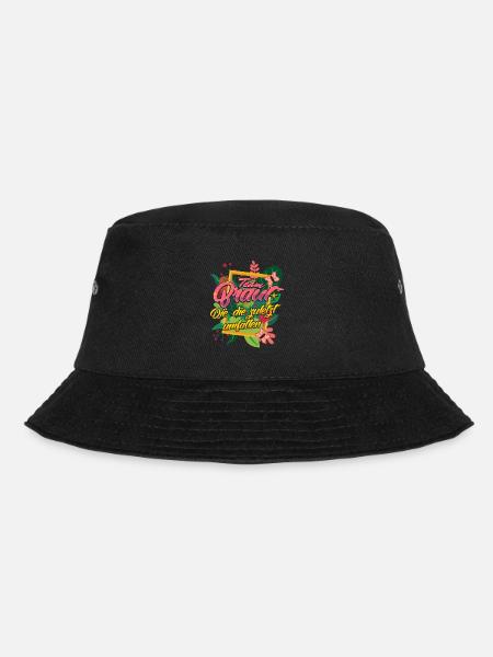 Team Braut Die die zuletzt umfallen - Bucket Hat - Schwarz