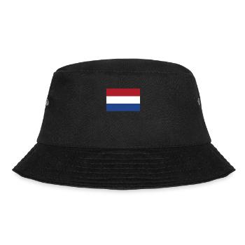 Niederlande Flagge Nederland Holland Niederländer - Bucket Hat - Schwarz - Vorne - Lela (165cm)