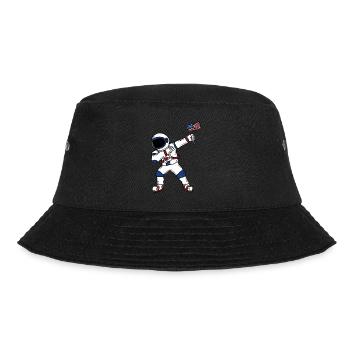 Dabbing American Astronaut July 4 - Bucket Hat - black - Front - Lela (165cm)