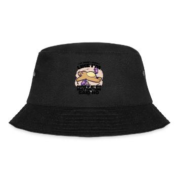 Motivation motivieren Karriere Positiv Geschenk - Bucket Hat - Schwarz - Vorne - Lela (165cm)