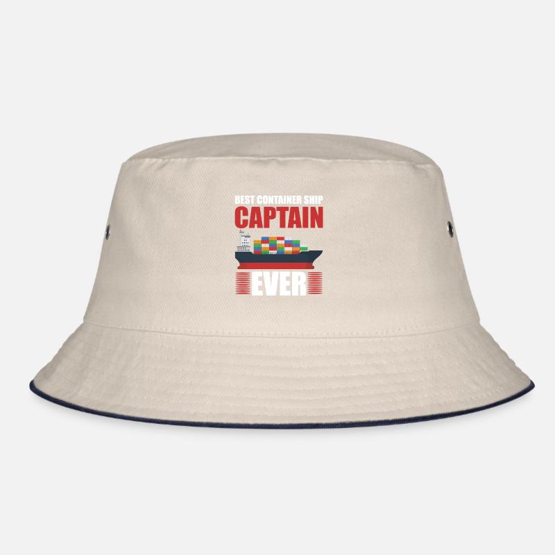 Best Container Ship Captain Bucket Hat