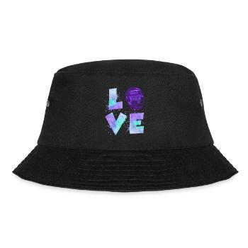 Eishockey Liebe Eishockeyspielerin Damen - Bucket Hat - Schwarz - Vorne - Lela (165cm)
