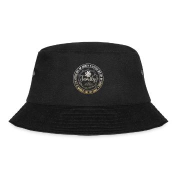 Family Reunion A Little Bit Crazy - Bucket Hat - black - Front - Lela (165cm)