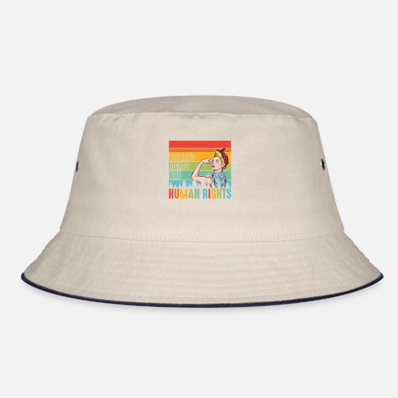 Women's rights are human rights Bucket Hat