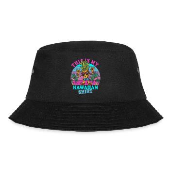 This is my Hawaiian shirt - Bucket Hat - black - Front - Lela (165cm)