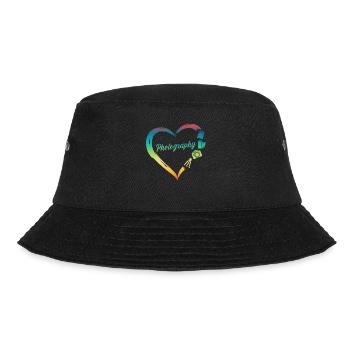 Photography Camera Lens - Bucket Hat - Schwarz - Vorne - Lela (165cm)