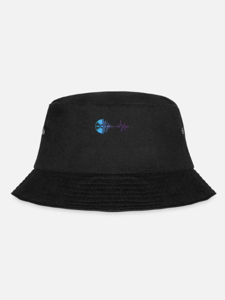 Techno Music DJ Discjokey - Cappello alla pescatora - nero
