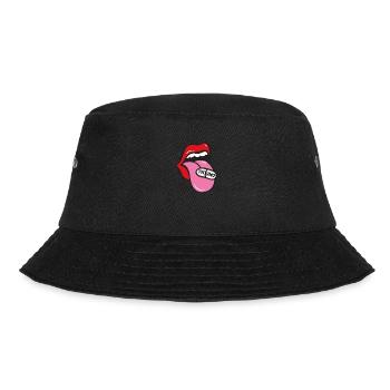 Techno Music Raver Electro Musik DJ Discjokey - Bucket Hat - black - Front - Lela (165cm)