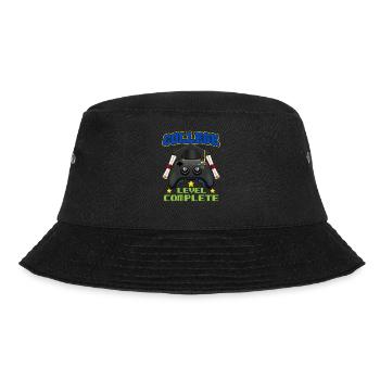 College Level Complete Funny Gaming Graduate - Bucket Hat - Schwarz - Vorne - Lela (165cm)