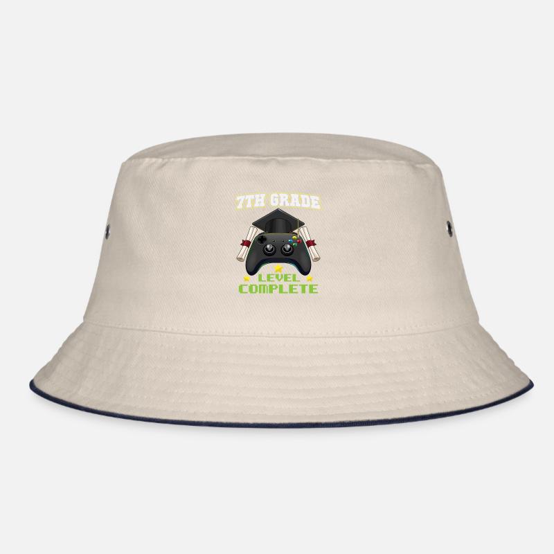 7th Grade Level Complete Middle School Graduation Bucket Hat