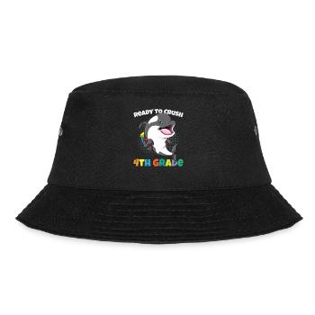 Ready To Crush 4th Grade Elementary School - Bucket Hat - Schwarz - Vorne - Lela (165cm)