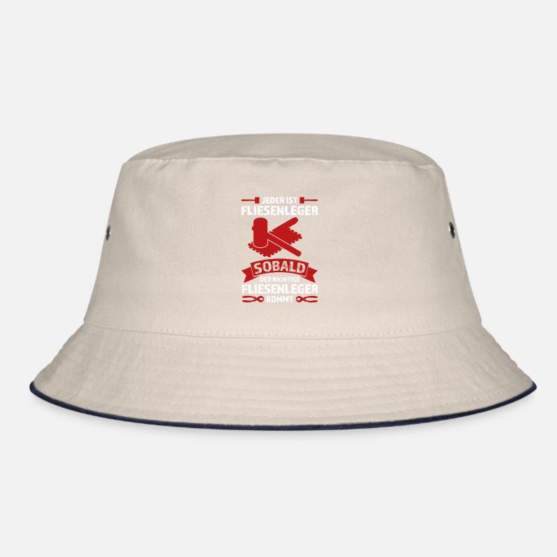Fliesenleger Beruf Plattenleger Geschenk Bucket Hat