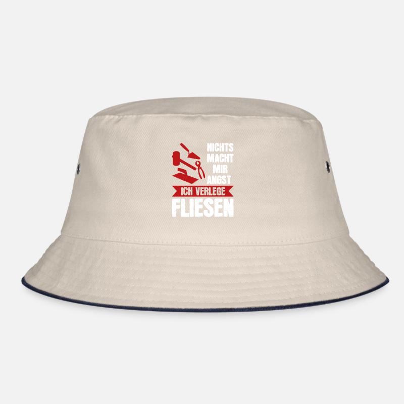 Fliesenleger Beruf Plattenleger Geschenk Bucket Hat
