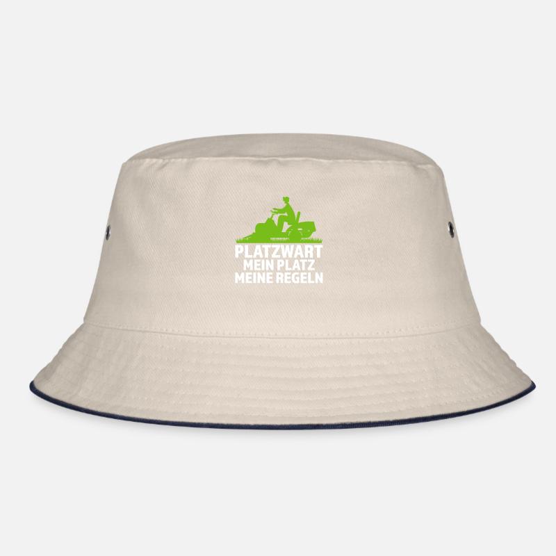 Platzwart Garten Rasenmäher Geschenk Bucket Hat