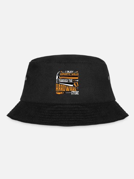 Enjoy Romantic Walks Through The Hardware Store11 - Bucket Hat - Schwarz