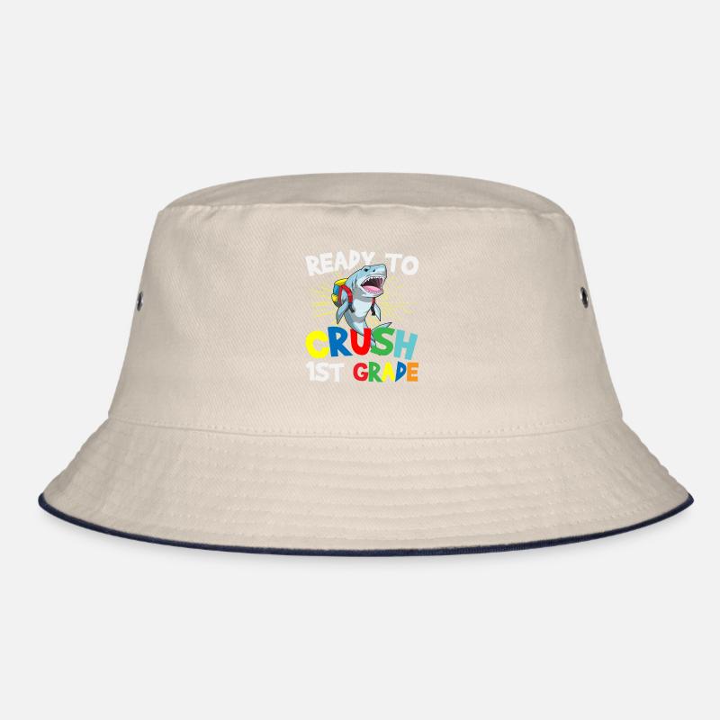Ready To Crush 1st Grade Elementary School Bucket Hat