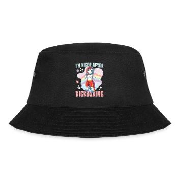 I'm Niver After Kickboxing Einhorn - Bucket Hat - Schwarz - Vorne - Lela (165cm)