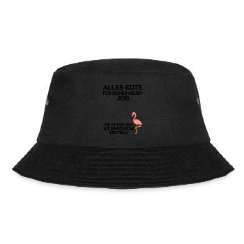 Alles gute neuer Job Jobwechsel - Bucket Hat - Schwarz - Vorne - Lela (165cm)